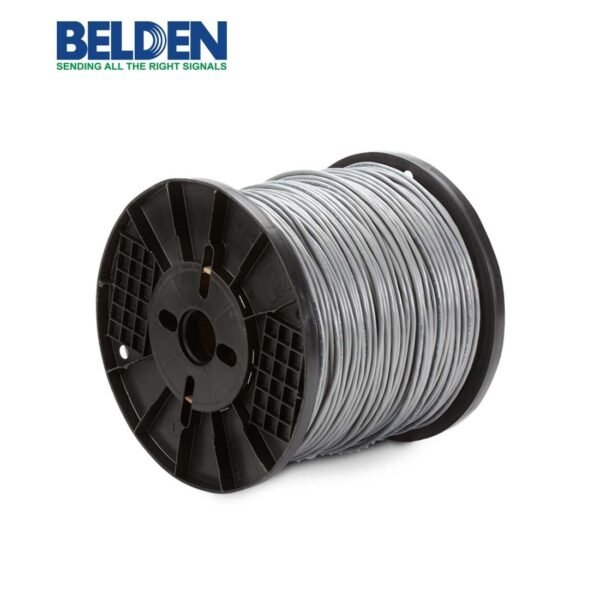 BELDEN — كابل صوتي أمني 3C*18 AWG Cmr CU/PP/FS/FR/PVC، رمادي، 305 متر/لفة
