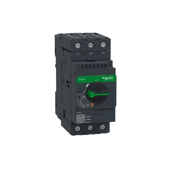 SCHNEIDER — ماسورة حماية محرك TeSys Deca Frame 3، 3 أقطاب، 70–80 أمبير، حرارية مغناطيسية، أطراف EverLink