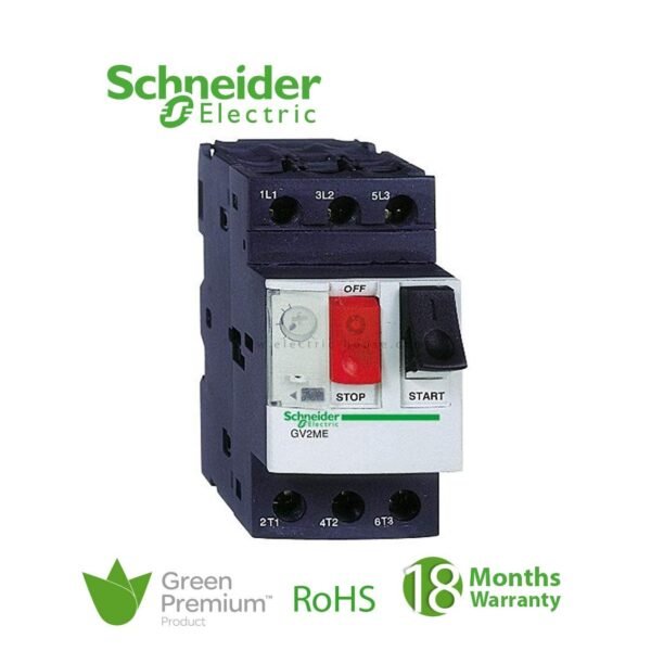 SCHNEIDER — TeSys GV2، قاطع حماية حرارية مغناطيسية، 3 أقطاب، 13–18 أمبير