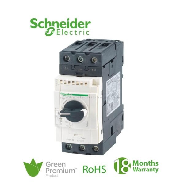 SCHNEIDER — TeSys GV3، قاطع حماية حرارية مغناطيسية، 30–40 أمبير، أطراف EverLink